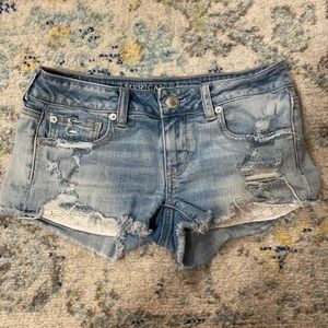 American eagle jean shorts